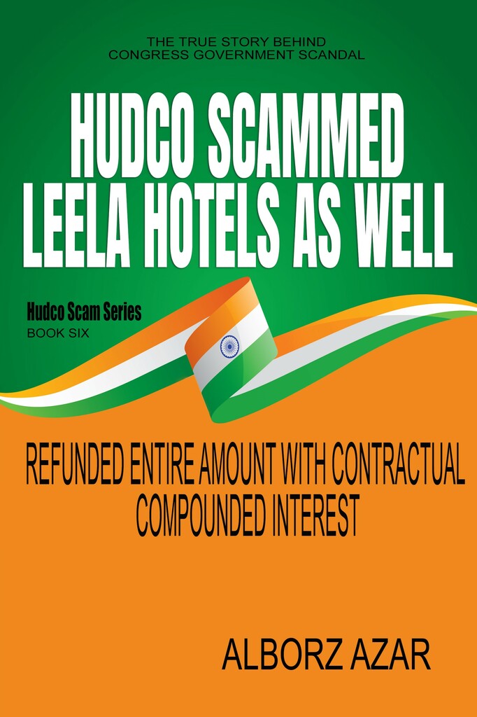 HUDCO SCAMMED LEELA HOTELS - REFUNDED ENTIRE AMOUNT WITH CONTRACTUAL COMPOUNDED INTEREST book 6 copy (2)